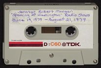 Senator Robert Morgan "Speaking of Washington" Radio Shows